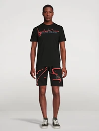 Ink Three Cotton Fleece Shorts