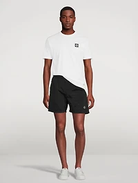 Nylon Metal Garment-Dyed Swim Shorts