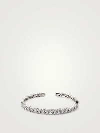 Fireworks 18K White Gold Mix Frenzy Bliss Bangle
