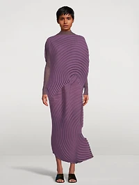 Silence Pleats Midi Skirt