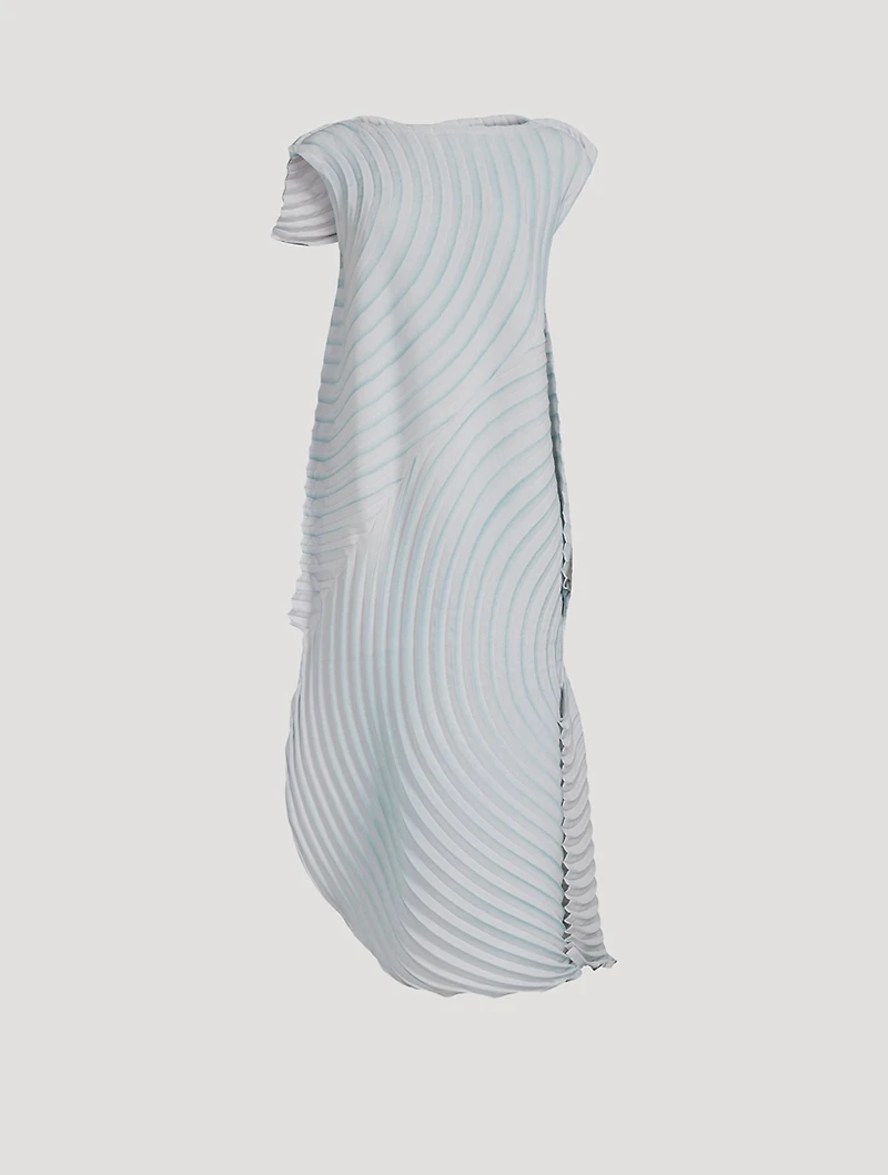 Silence Pleats Midi Dress