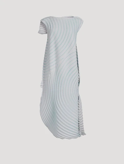 Silence Pleats Midi Dress