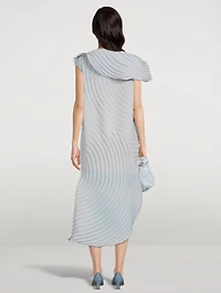 Silence Pleats Midi Dress