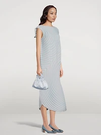 Silence Pleats Midi Dress