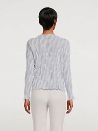 Fuzzy Pleats Top