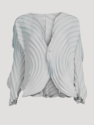 Silence Pleats Cardigan
