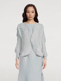 Silence Pleats Cardigan
