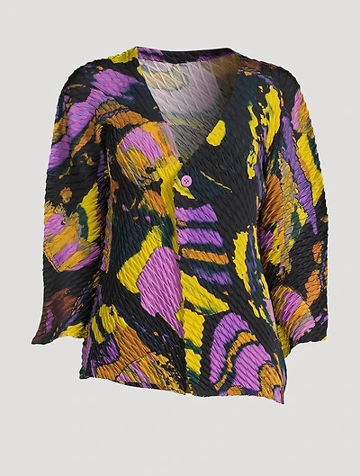 Bathing Pleats Cardigan