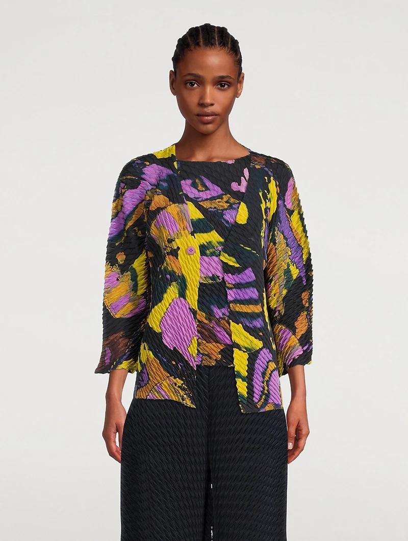 Bathing Pleats Cardigan