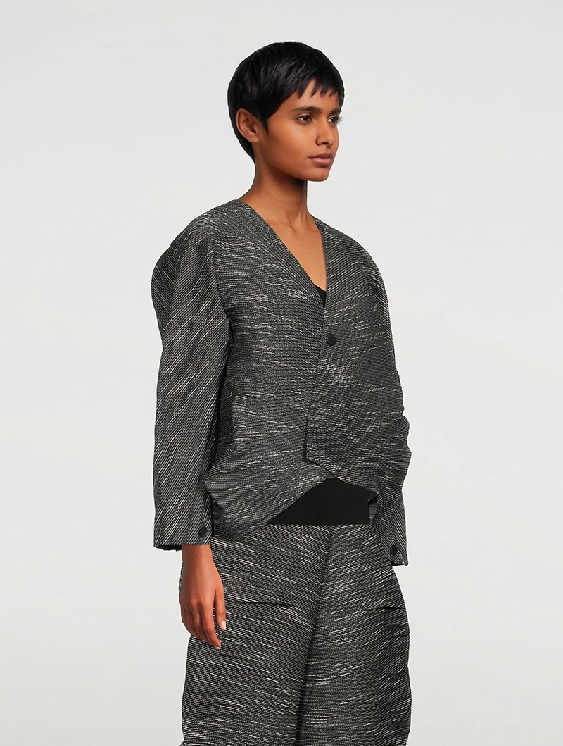 Manta Pleats Cardigan