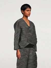 Manta Pleats Cardigan