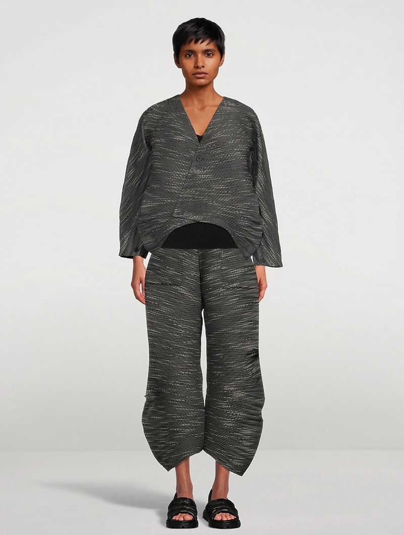 Manta Pleats Cardigan