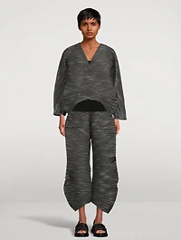 Manta Pleats Cardigan