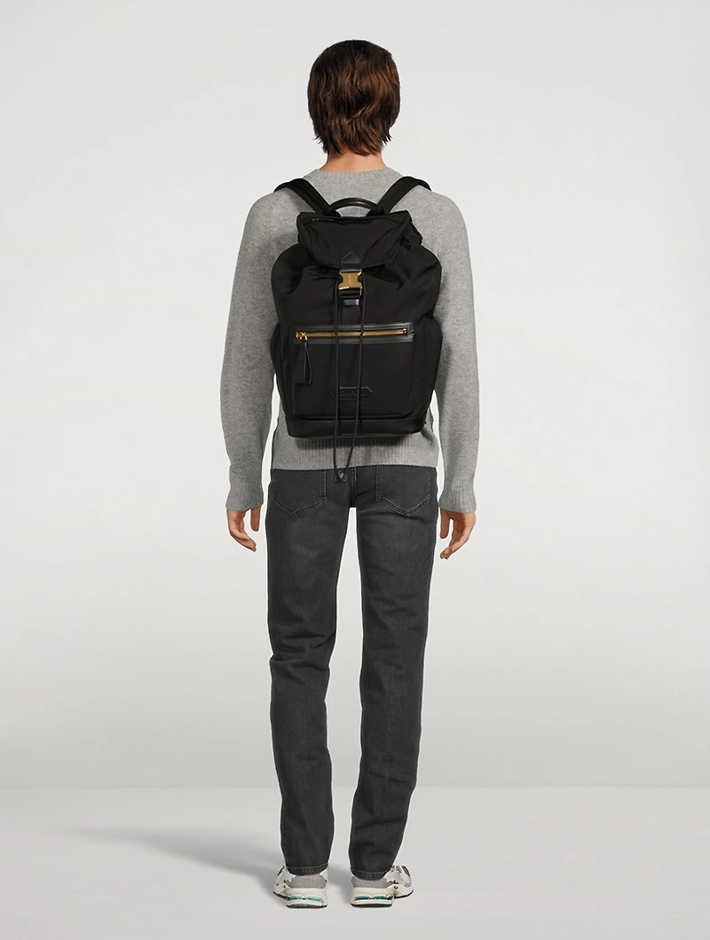 Nylon Drawstring Backpack
