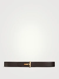 Leather Reversible T Belt