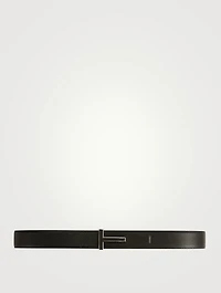 Leather Reversible T Belt