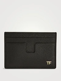 Leather Money Clip Card Holder