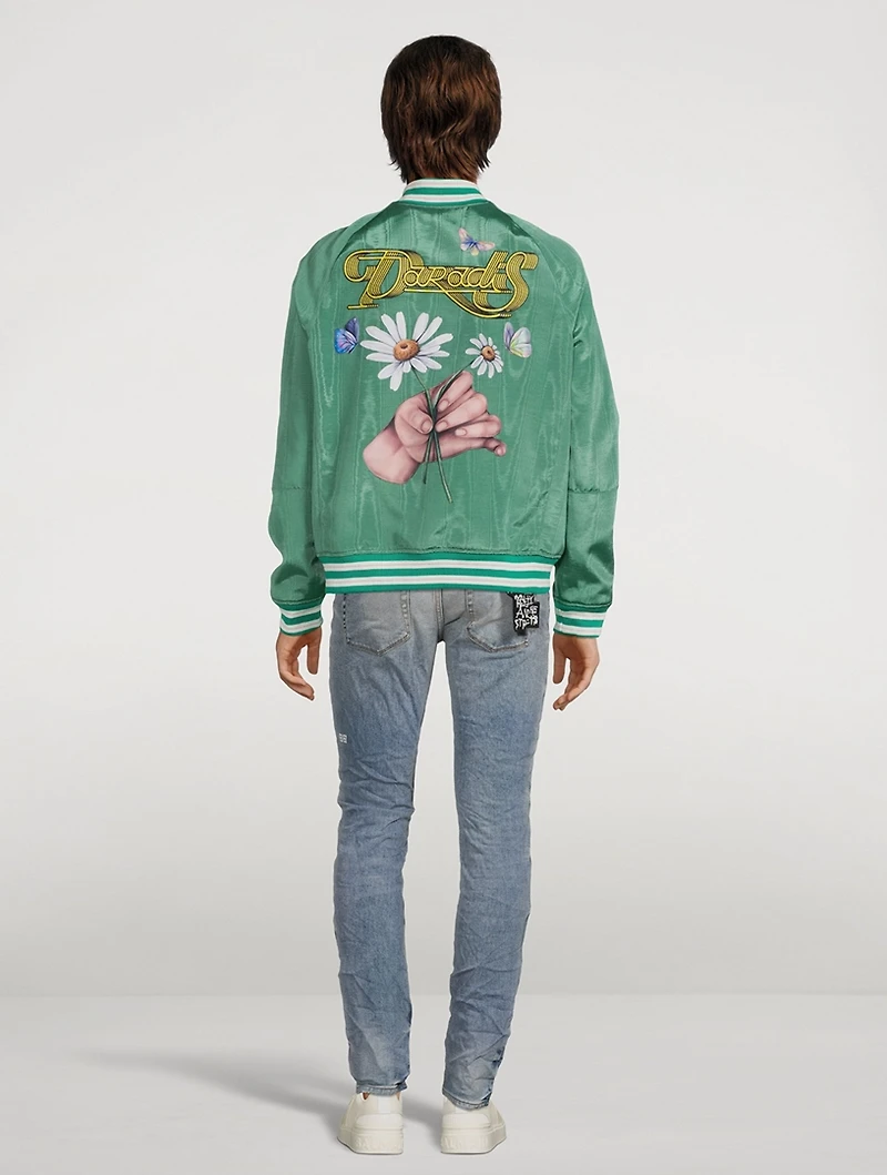 Varsity Jacket With Embroidery