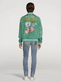 Varsity Jacket With Embroidery