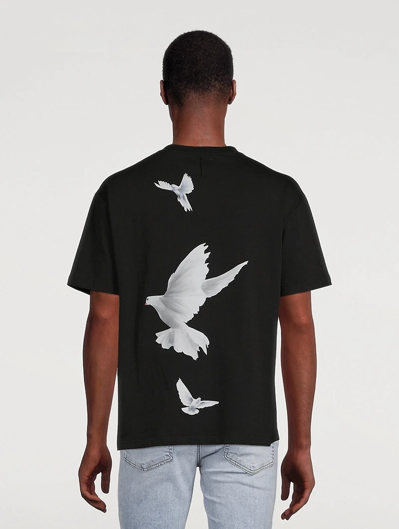 Signature Birds Cotton T-Shirt