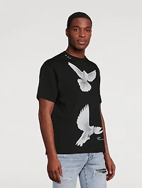 Signature Birds Cotton T-Shirt