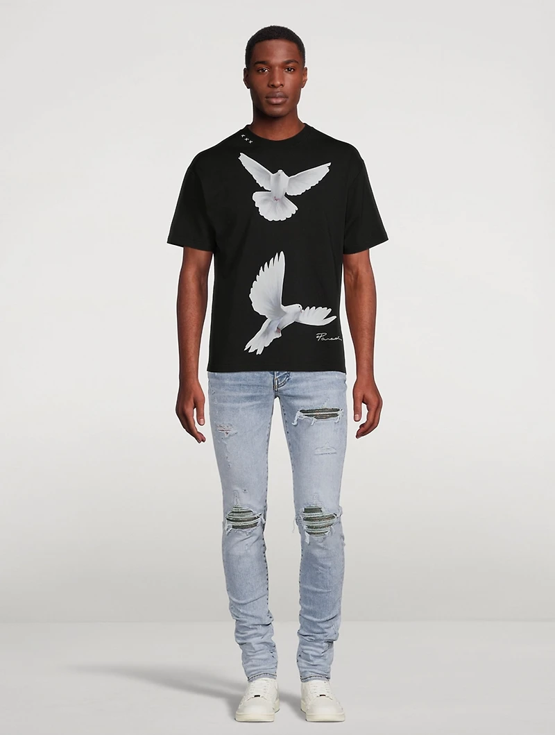 Signature Birds Cotton T-Shirt