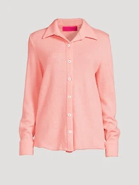 Tranquility Cashmere Polo Cardigan