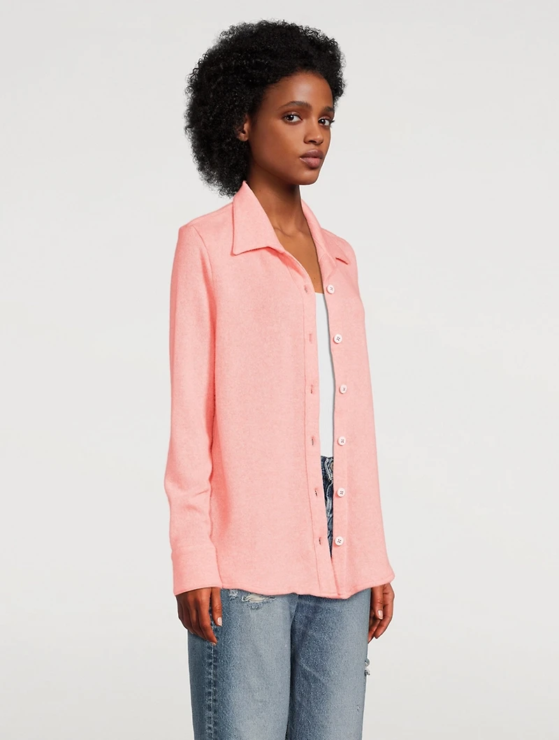 Tranquility Cashmere Polo Cardigan