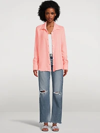 Tranquility Cashmere Polo Cardigan