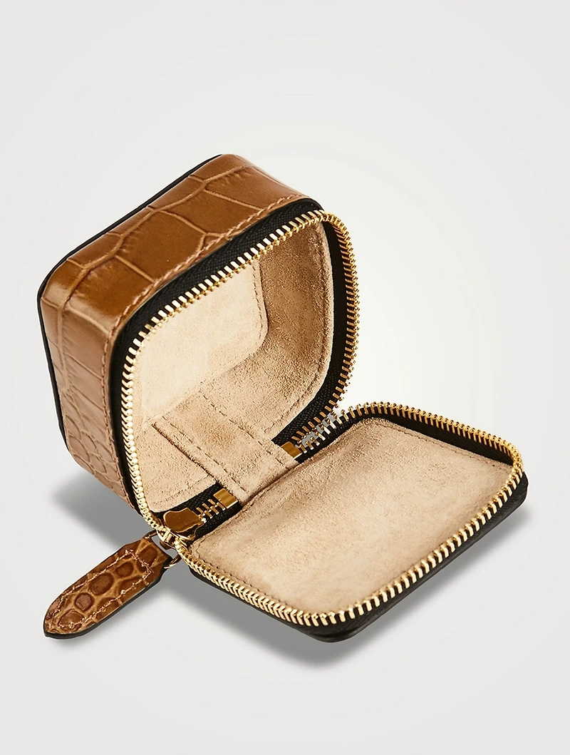 Mara Leather Small Trinket Case