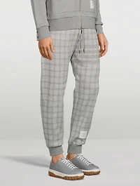 Micro-Check Jacquard Sweatpants