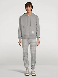Micro-Check Jacquard Sweatpants
