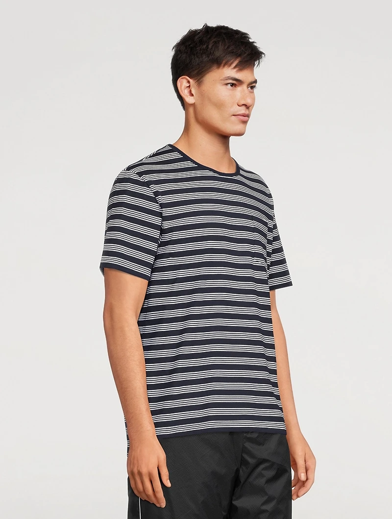 Jersey Pocket T-Shirt Striped Print