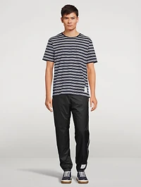 Jersey Pocket T-Shirt Striped Print