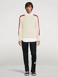 Cable Stitch Sustainable Wool Sweater