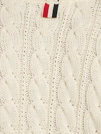 Cable Stitch Sustainable Wool Sweater