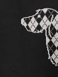 Zip Hoodie With Hector Jacquard Back