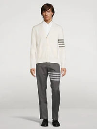 Cotton Four-Bar Suiting Pants