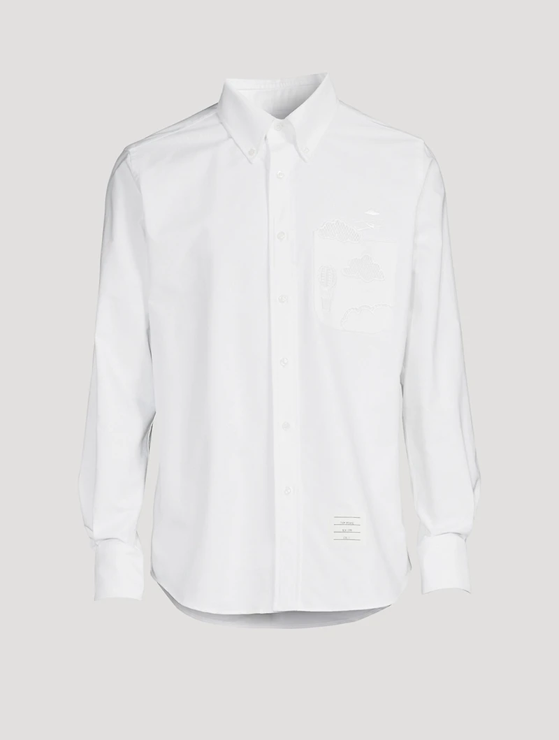 Broderie Anglaise Sky Motif Shirt