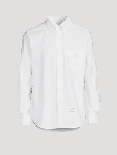 Broderie Anglaise Sky Motif Shirt