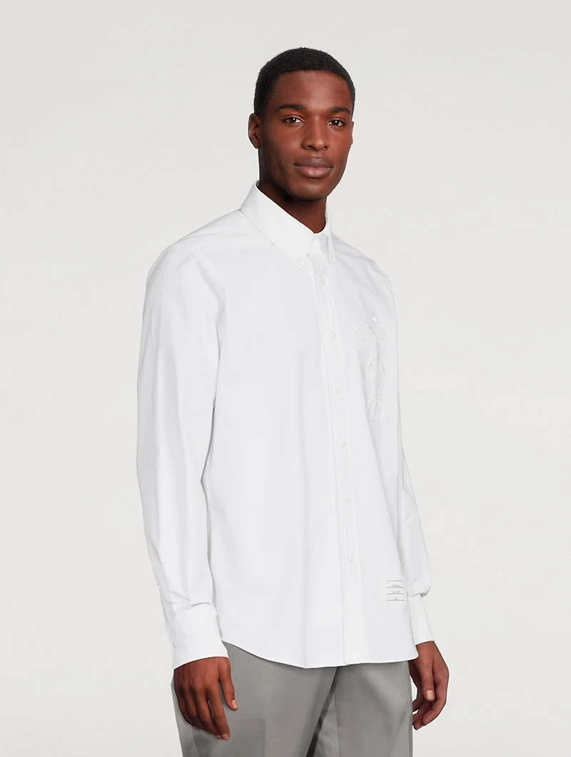Broderie Anglaise Sky Motif Shirt