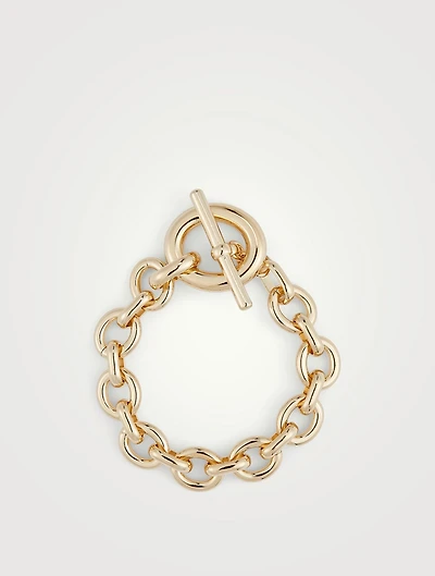 Portrait 14K Gold Plated Bracelet