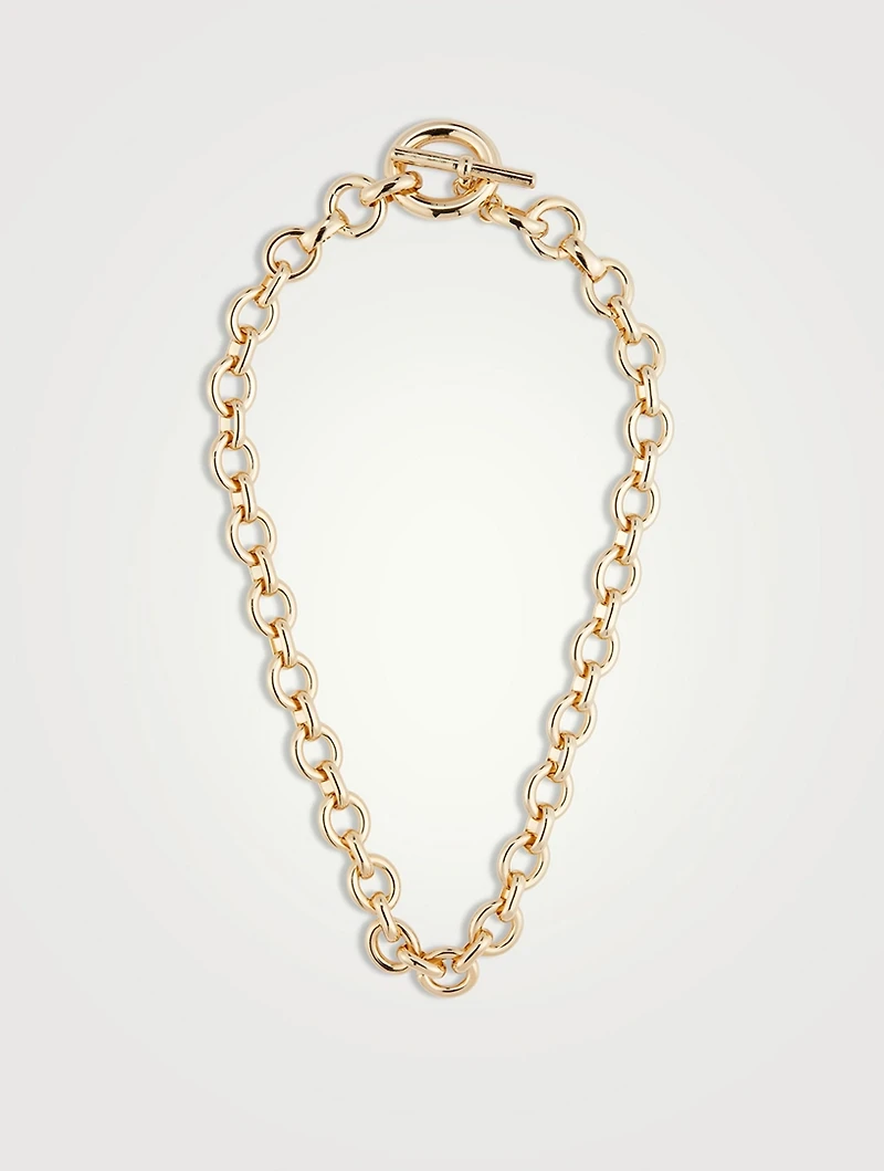 Portrait 14K Gold Plated Necklace