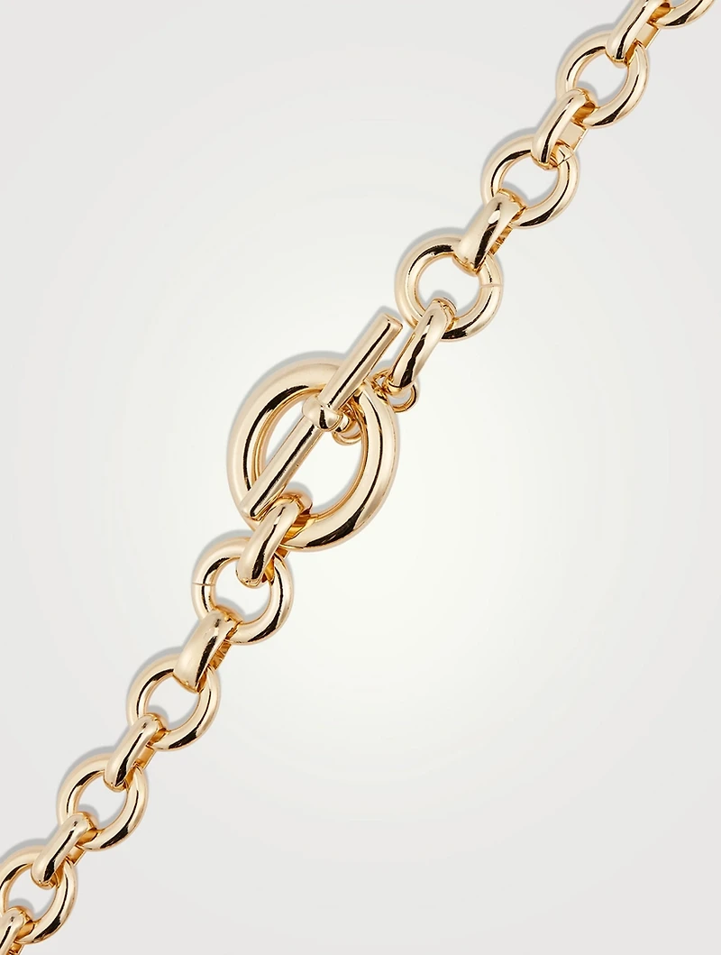 Portrait 14K Gold Plated Necklace