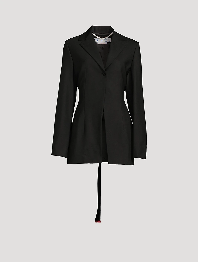 Buckle Relaxed Blazer
