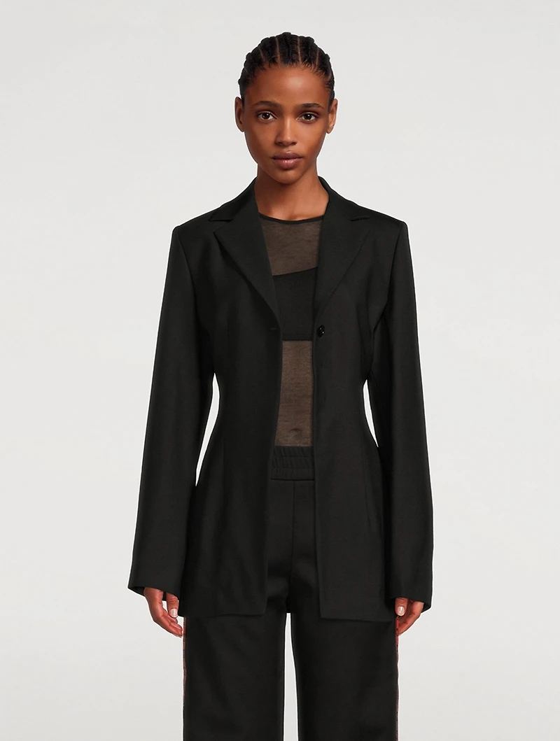 Buckle Relaxed Blazer