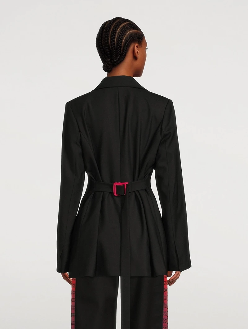 Buckle Relaxed Blazer
