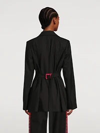 Buckle Relaxed Blazer
