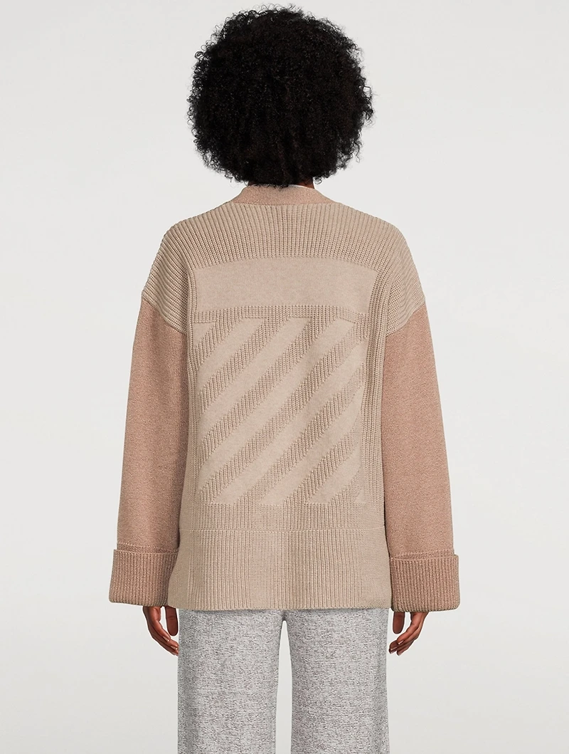 Diag Languid Cardigan