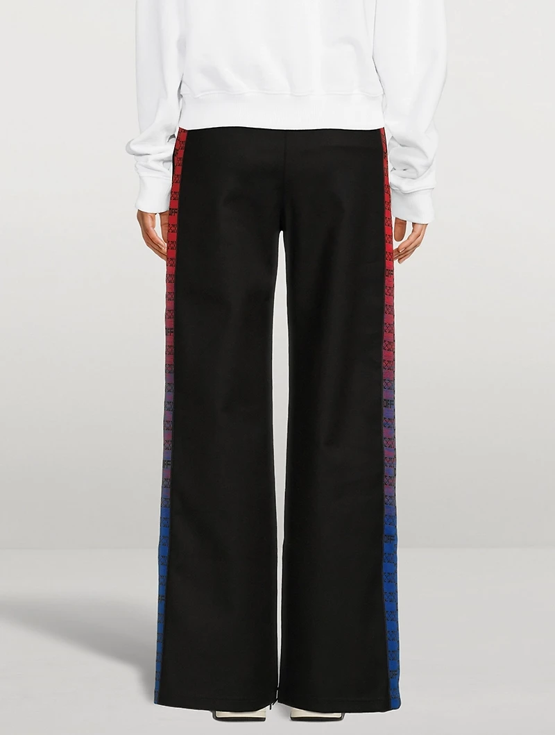 Monogram Stripe Track Pants
